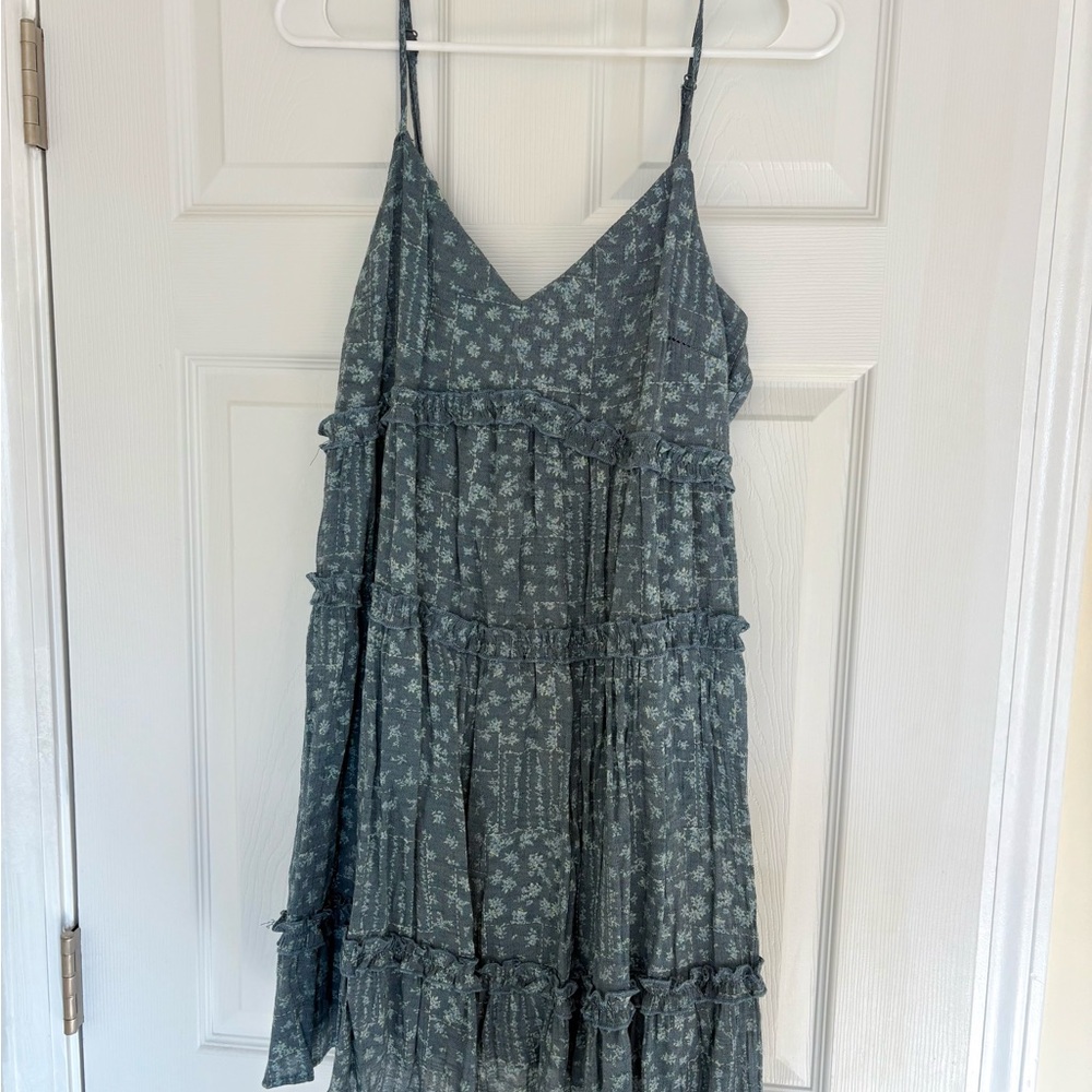 Floral Spaghetti Strap Sun Dress